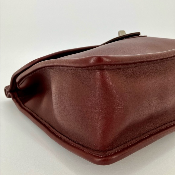 Vintage COACH Burgundy #9927 Willis Leather Bag - Picture 10 of 16